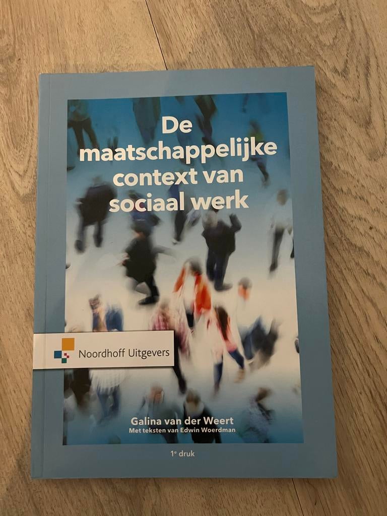 De maatschappelijke context van sociaal werk, Verzenden, Alpha, Zo goed als nieuw, HBO