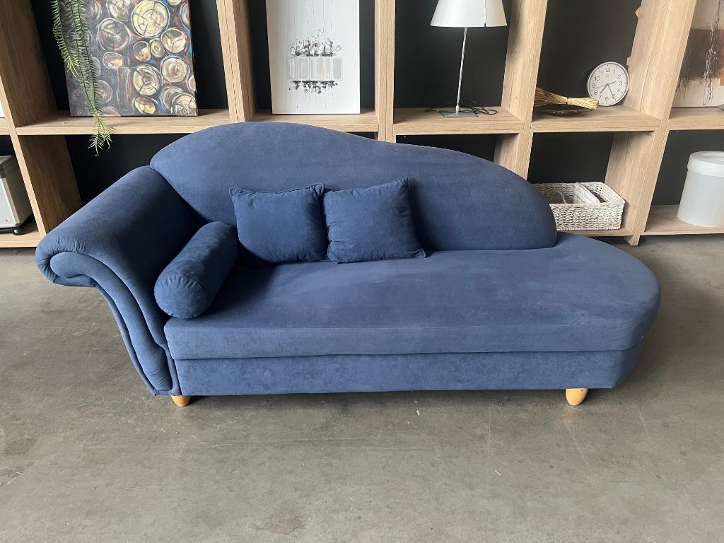 Bank / sofa / bankstel 215x85xH40/90 cm, 1 stuk, Gebruikt, Verzenden, 75 tot 100 cm, Rechte bank