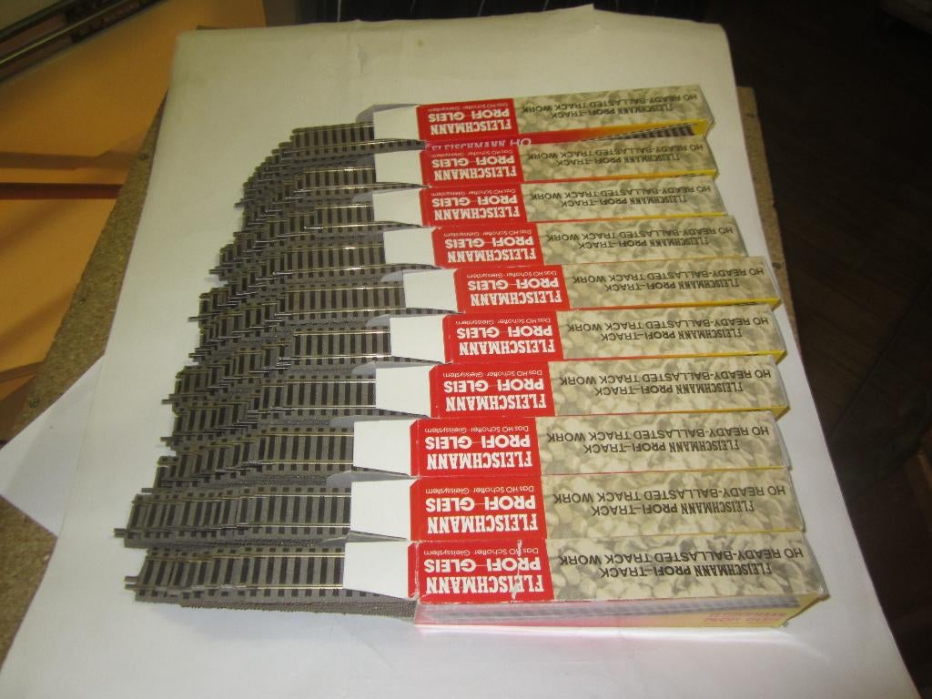 fleischmann profi rails 6101 (100 stuks), Gebruikt, Gelijkstroom, Fleischmann, Rails