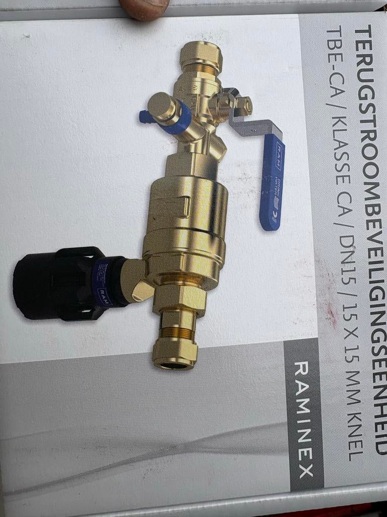 Terugstroombeveiligingseenheid RAMINEX, Doe-het-zelf en Verbouw, Overige materialen, Overige typen, Zo goed als nieuw, Minder dan 2 meter