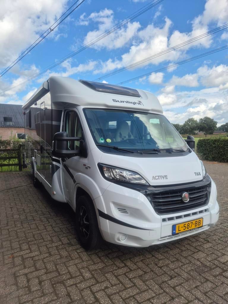 Sunlight Active T68 Camper BJ 2018 PK 150 EURO 6, Sunlight, Ringverwarming, Fiat, Koelkast