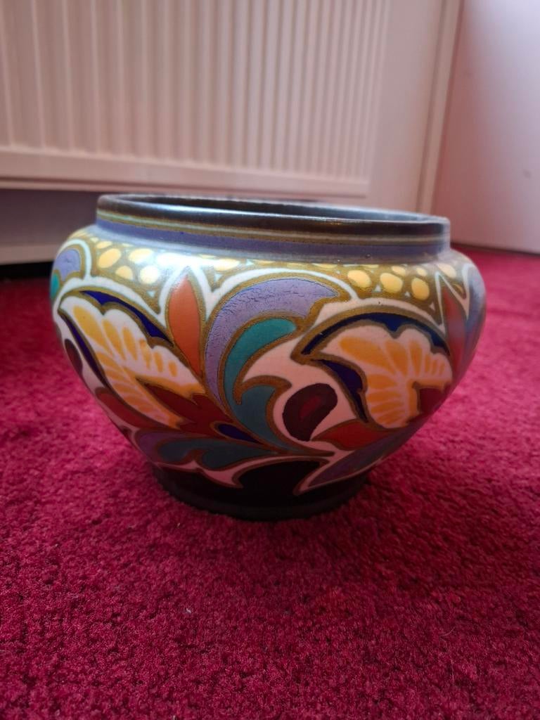 Ivora Gouda Holland Art Deco Schaal, Antiek en Kunst, Ophalen