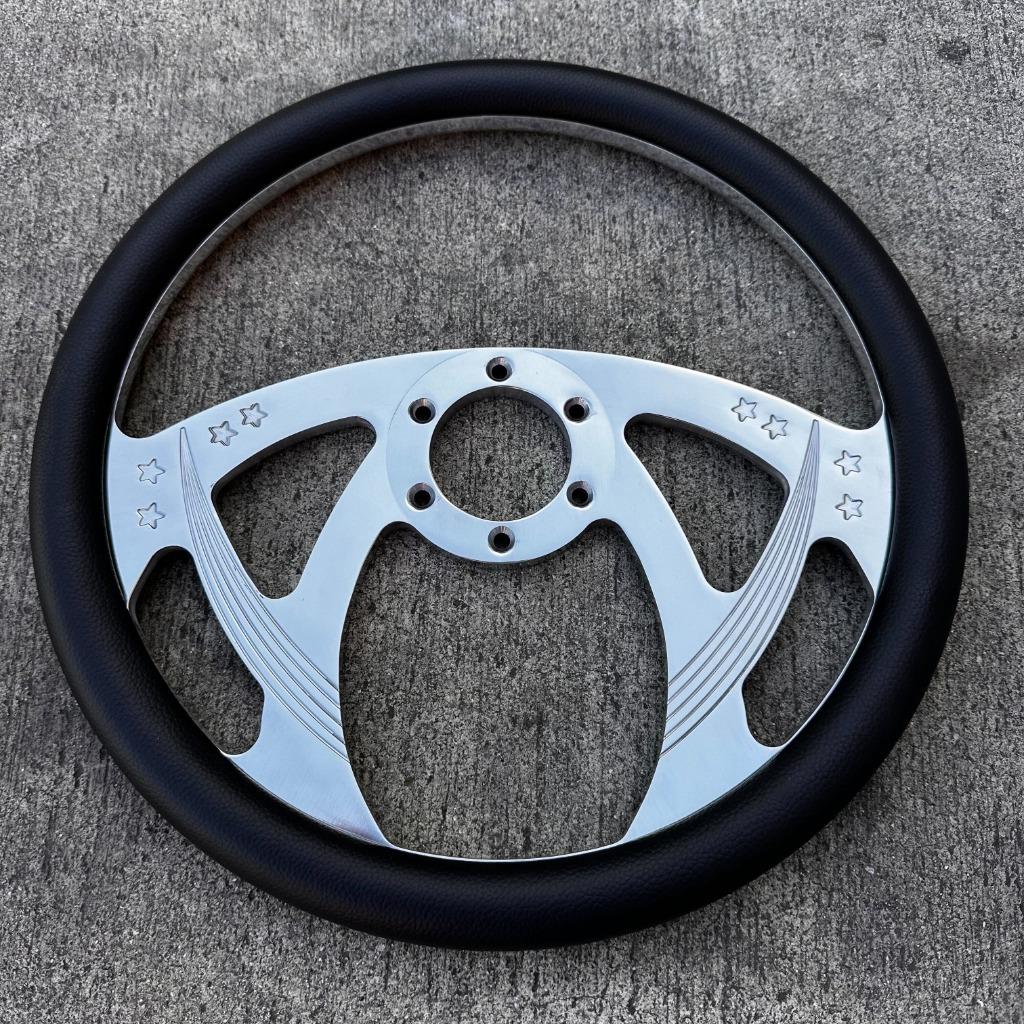 Forever Sharp stuur 14" Billet Stars Boomerang, Ophalen of Verzenden, Nieuw, Lincoln