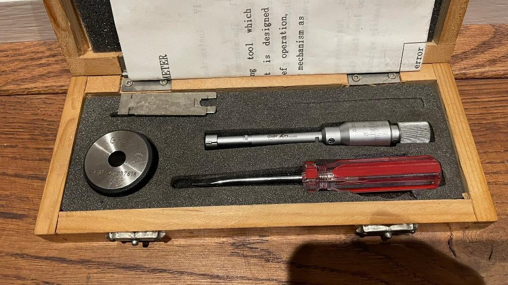 Hoffmann-group 3-punts binnenmicrometer schroefmaat 8-10mm, Doe-het-zelf en Verbouw, Meetapparatuur, -, Hoffmann-group, Ophalen of Verzenden