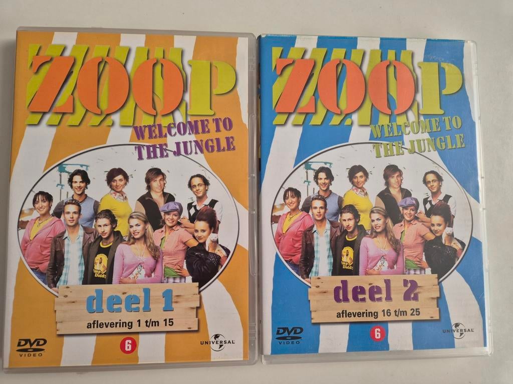 Zoop DVD Boxset - Deel 1 & 2, Avontuur, Alle leeftijden, Boxset, Ophalen of Verzenden