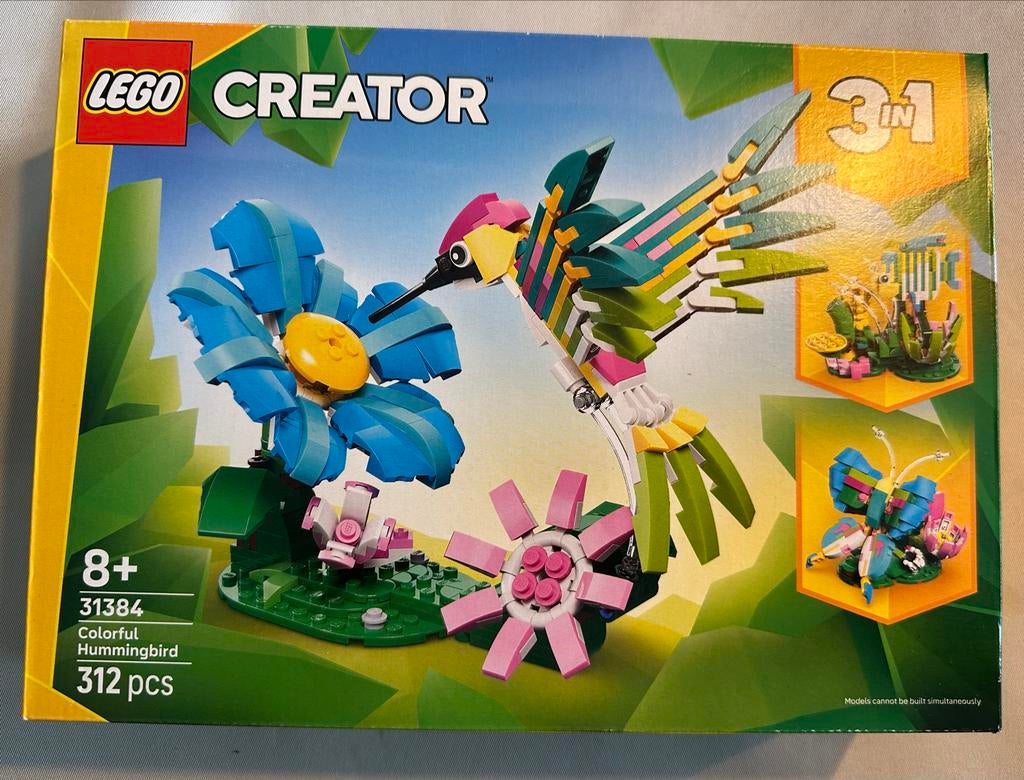 LEGO Creator 31384 Kleurrijke Kolibrie - Nieuw!, Ophalen of Verzenden, Nieuw, Complete set, Lego