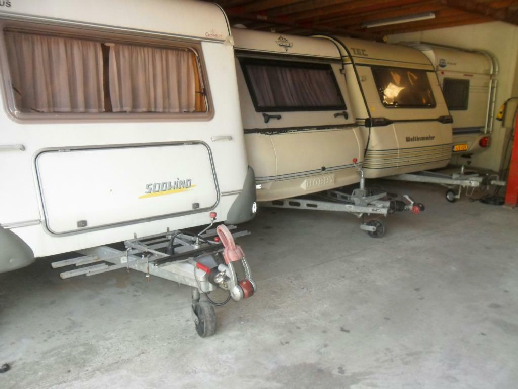 Caravanstalling, vouwwagenstalling,opslagruimte,, Caravans en Kamperen