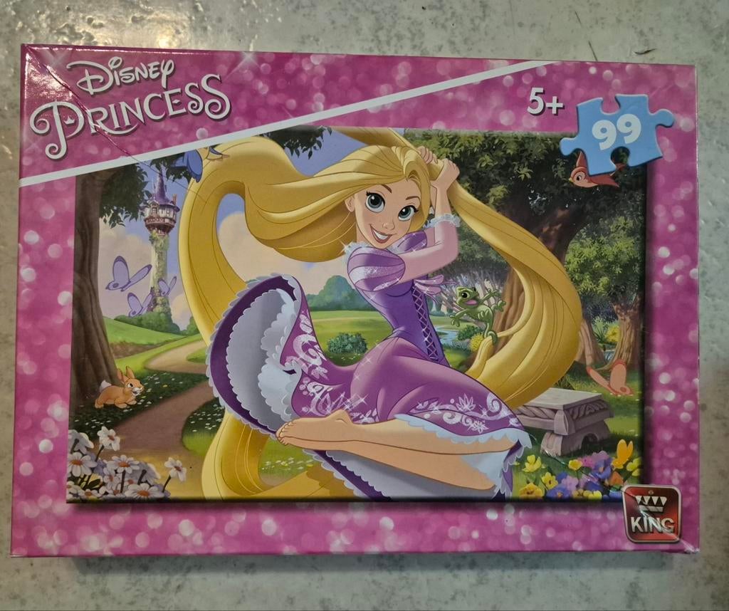 Disney Princess puzzel, 99 stukjes, Ophalen of Verzenden, Meer dan 50 stukjes, Gebruikt, 6 jaar of ouder