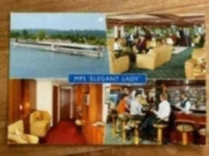 Mps ‘elegant lady ‘ ( WT cruises ) Rotterdam, Verzamelen, Ansichtkaarten | Nederland, Ophalen of Verzenden, 1980 tot heden, Zuid-Holland