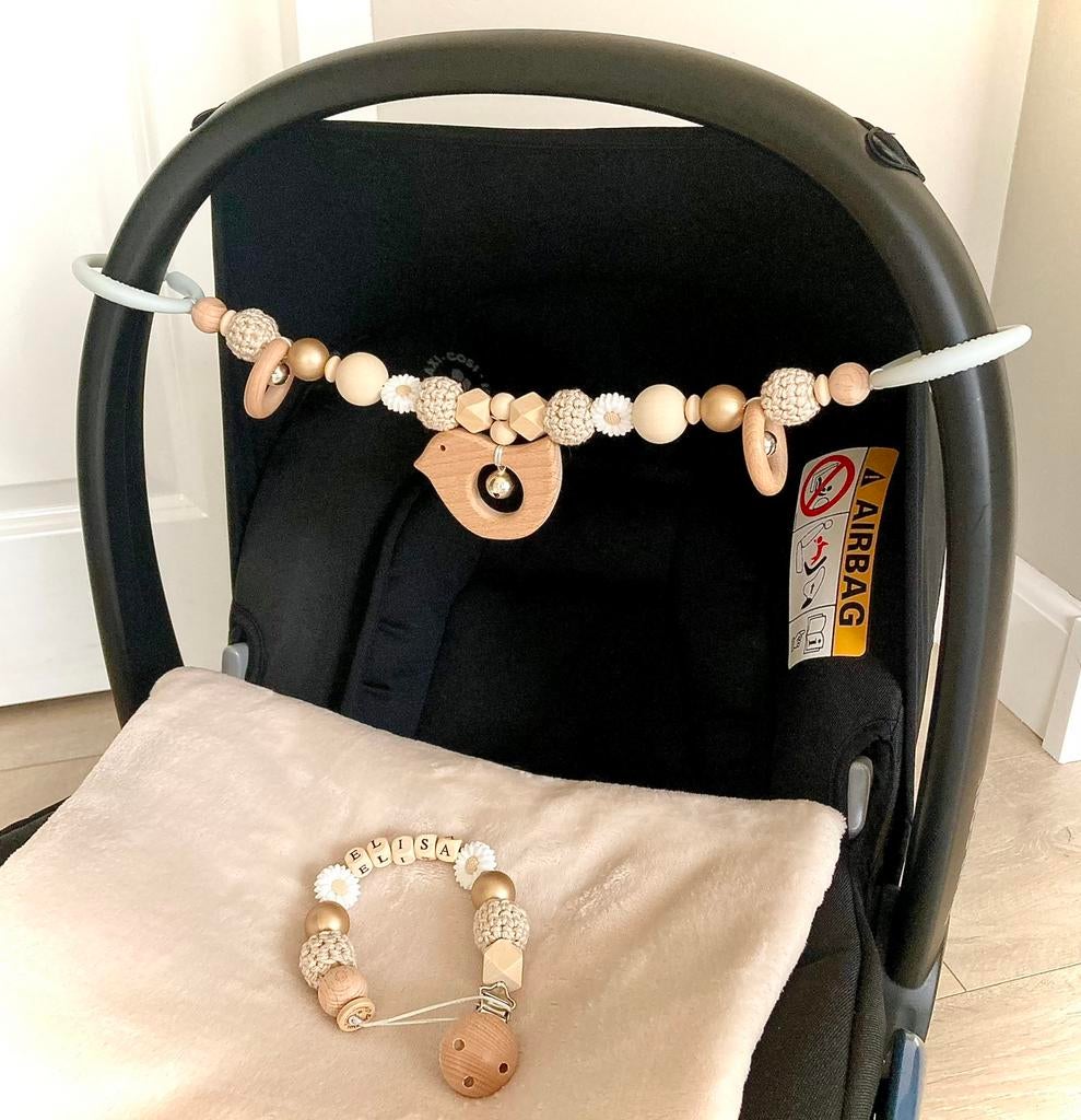 Boxspanner speenkoord wagenspanner maxicosihanger babygym ed, Ophalen of Verzenden, Nieuw, Kraamcadeau
