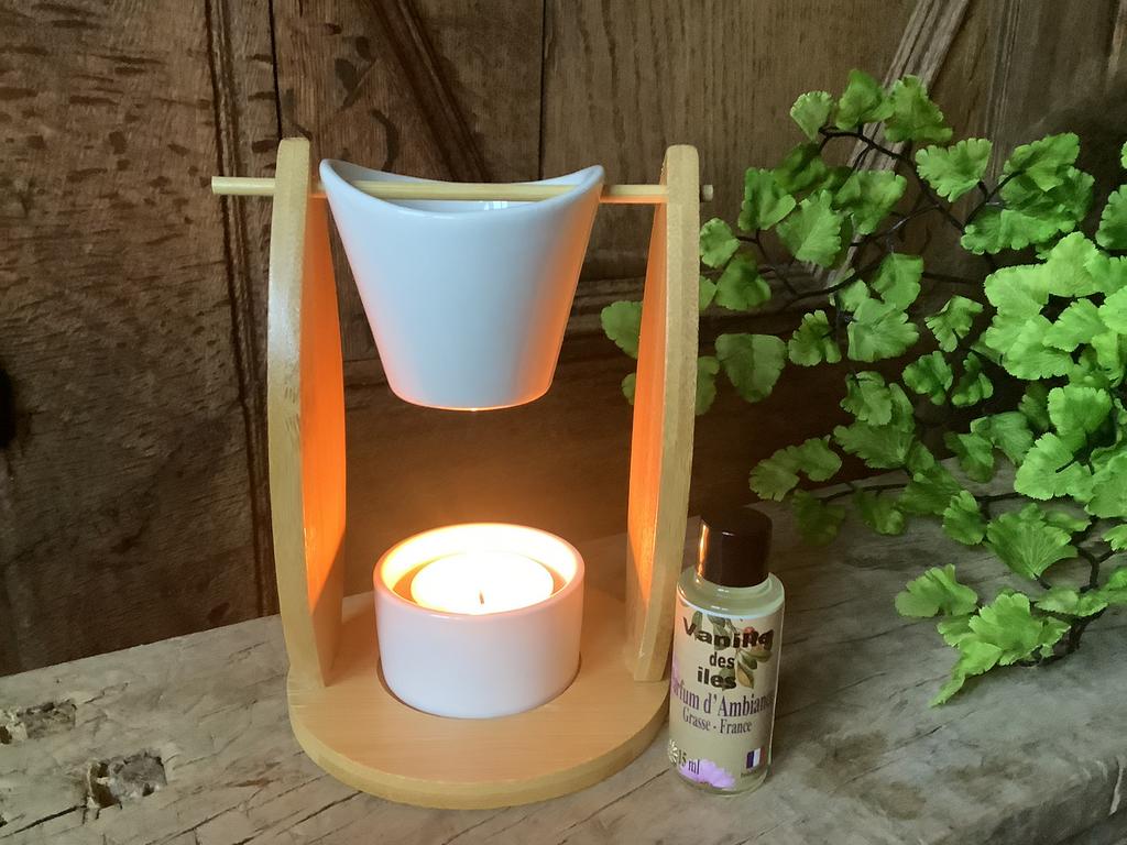 NIEUW mooie geurbrander met gratis flesje parfum olie, Ophalen of Verzenden, Nieuw, Overige materialen, Minder dan 25 cm