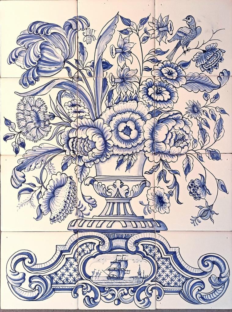 Originele handgemaakte Friese witjes, de mooiste tableaus, Nieuw, Minder dan 20 cm, Minder dan 5 m², Wandtegels