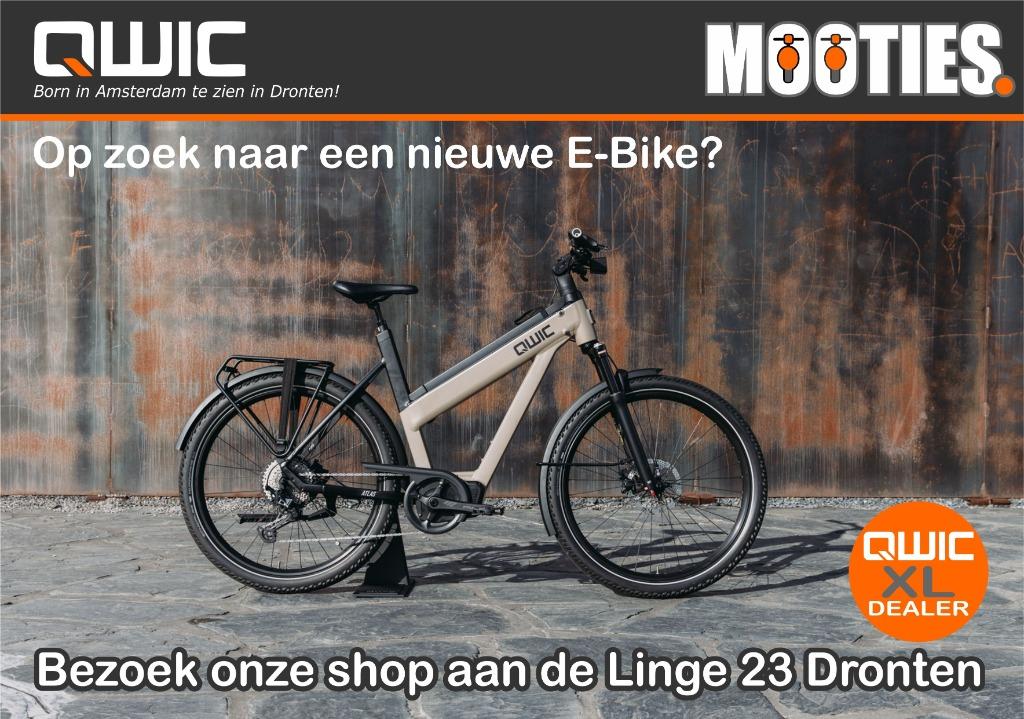 Mooties Qwic Atlas Adventure E-bike  va € 3999,-, Ophalen, Nieuw, 50 km per accu of meer, Qwic