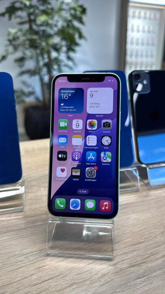  iPhone 12 Mini 64GB Blauw Groen Zwart incl 2 jaar garantie, Telecommunicatie, Mobiele telefoons | Apple iPhone, IPhone 12 Mini