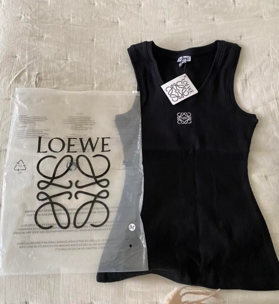 Loewe NIEUW zwart topje (wit ook beschrikbaar), Ophalen of Verzenden, Nieuw, Zwart, Zonder mouw
