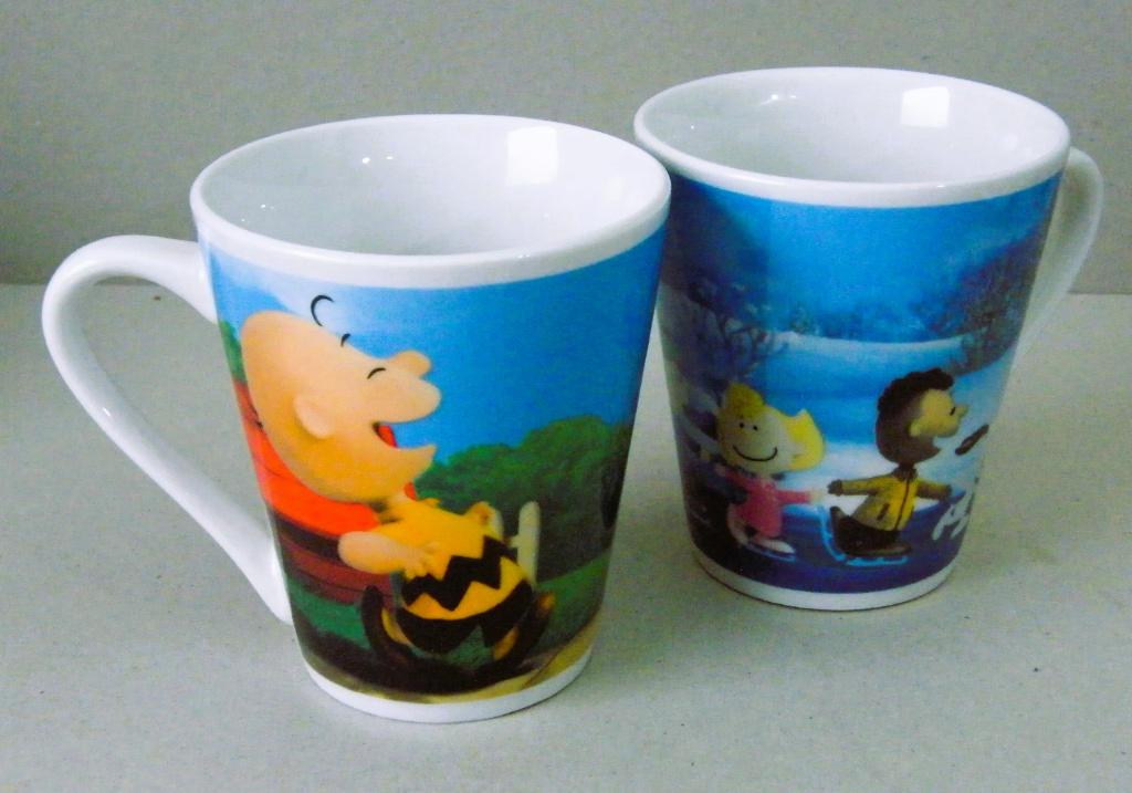2 Mokken Snoopy Charlie Brown Film, Ophalen of Verzenden, Snoopy, Nieuw, Gebruiksvoorwerp