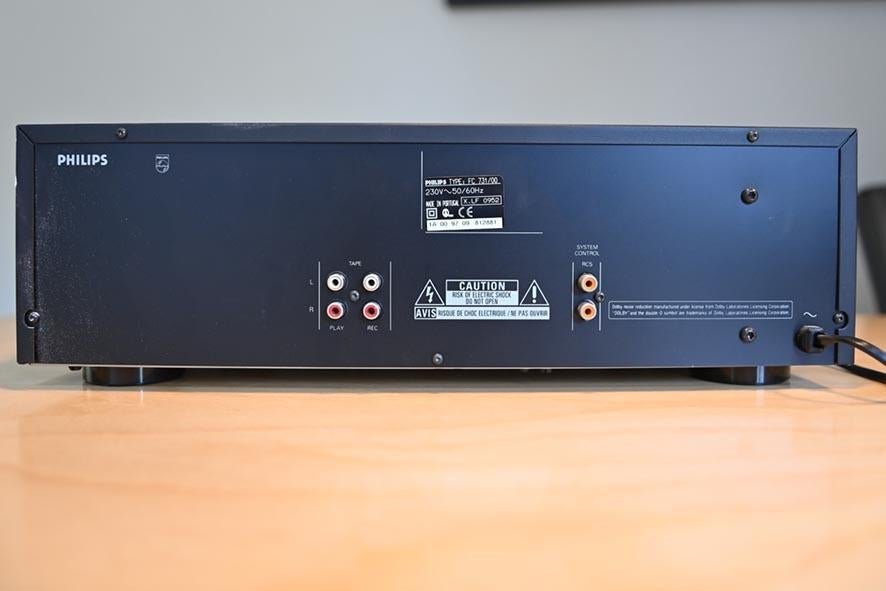 Philips FC 731 Stereo Reverse Cassettedeck, Ophalen, Zo goed als nieuw, Audio