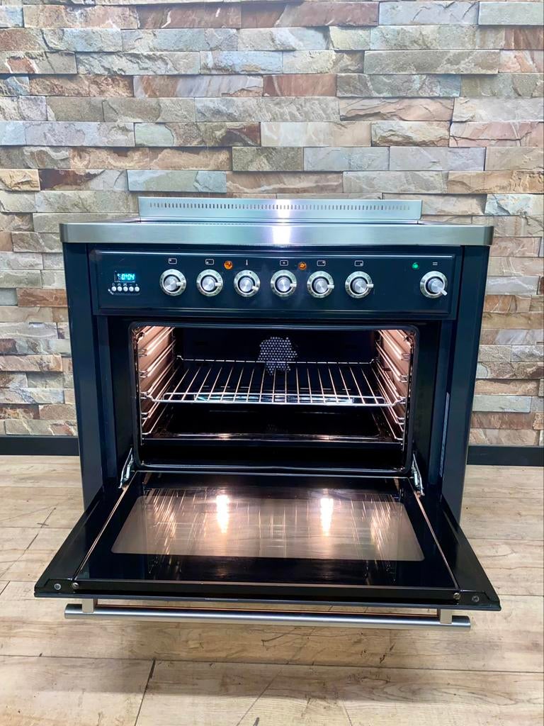 Luxe Boretti Majestic Keramisch Fornuis 5 zones 90x70 cm, 60 cm of meer, Fornello Esperta, Ophalen of Verzenden, Zo goed als nieuw