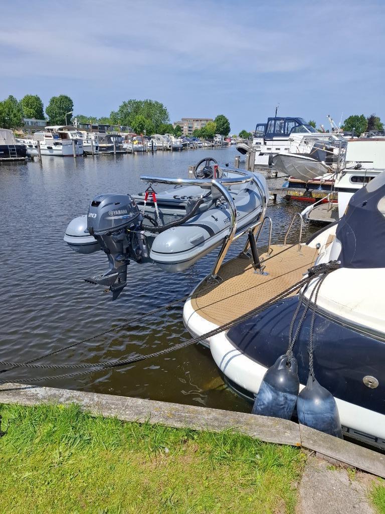 Davits 'davitnieuwestijl' uit Friesland in RVS, Ophalen, Nieuw, Overige typen, Motorboot