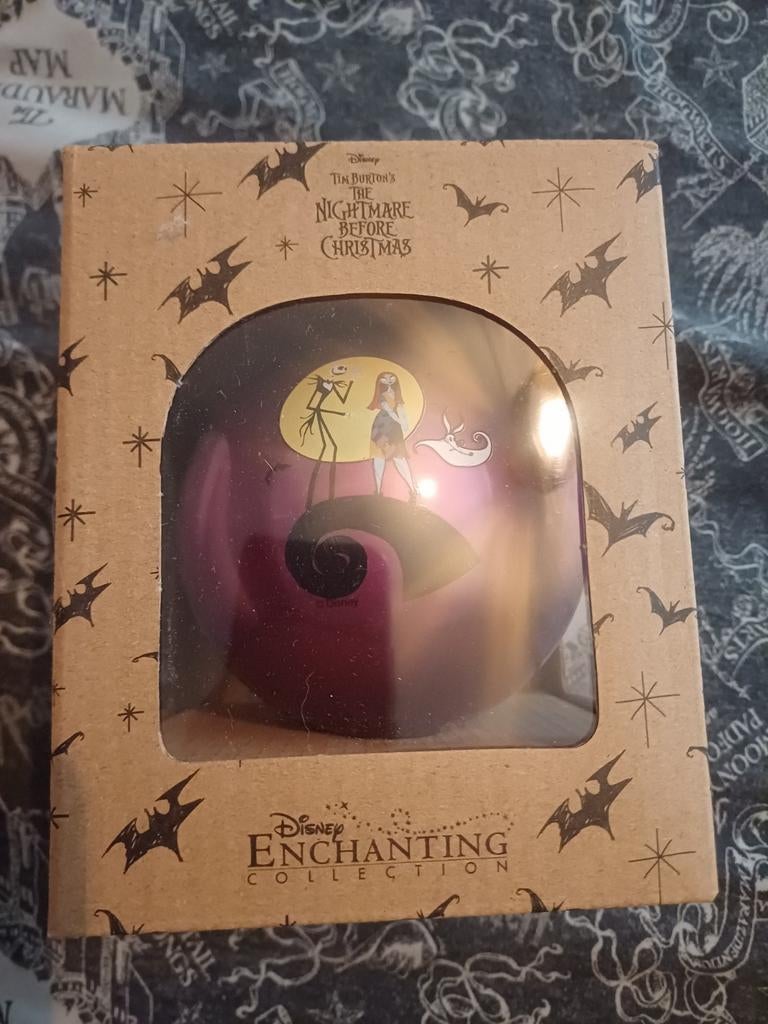 NIEUW Nightmare before Christmas kerstbal, Disney Enchanting, Ophalen of Verzenden, Overige figuren, Nieuw, Overige typen