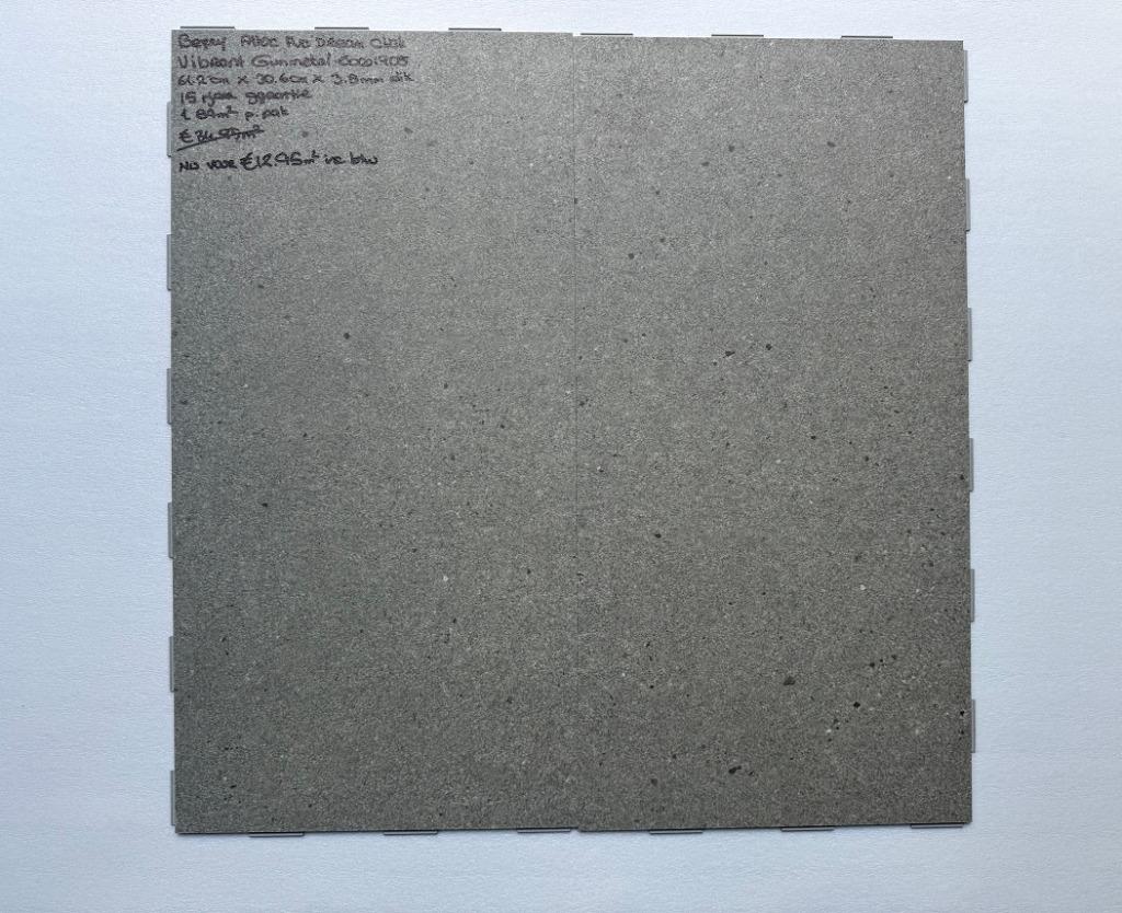 Pvc Dream click Vibrant Gunmetal €12,95p/m2 inc.btw, Pvc click tegel model, Nieuw, Ophalen of Verzenden, 25 tot 50 m²