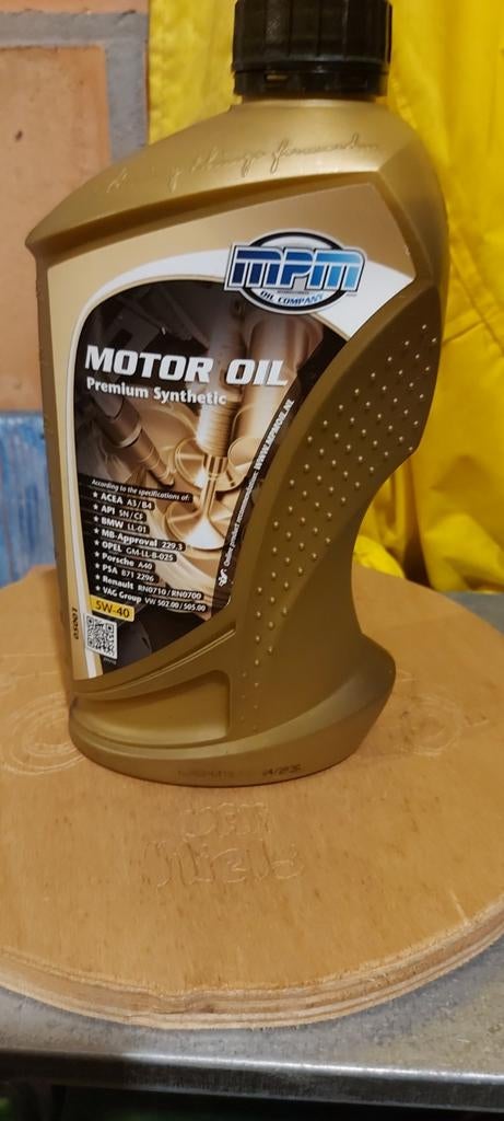 1 L MOTOROLIE 5 W 50  VOOR PORSCHE  ENZ., Auto diversen, Onderhoudsmiddelen, Ophalen of Verzenden