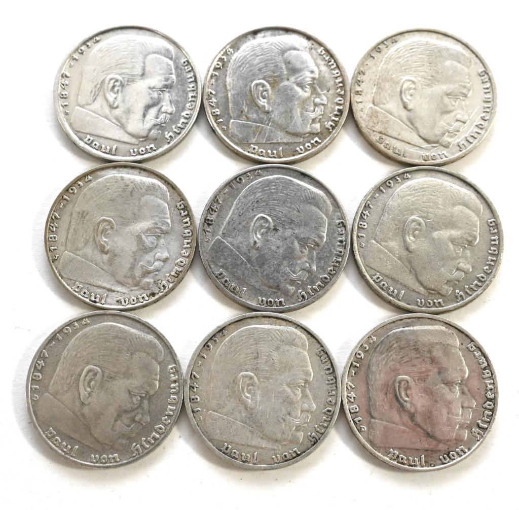 Zilver! 2 Duite RM munt (1938), Verzamelen, Militaria | Tweede Wereldoorlog, Ophalen of Verzenden, Overige soorten, Duitsland