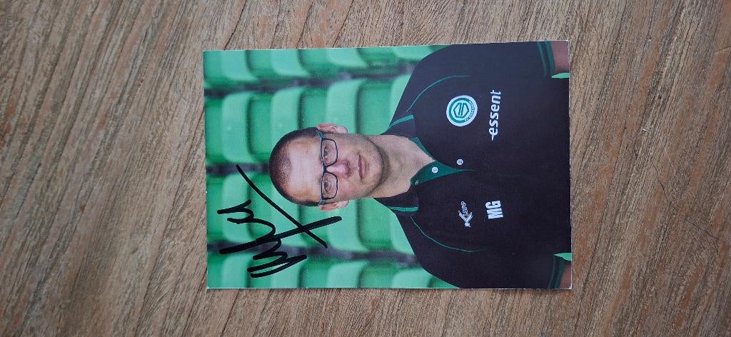 Spelerskaart met handtekening; Marcel Groninger FC Groningen, Ophalen of Verzenden, Nieuw, Overige binnenlandse clubs, Spelerskaart