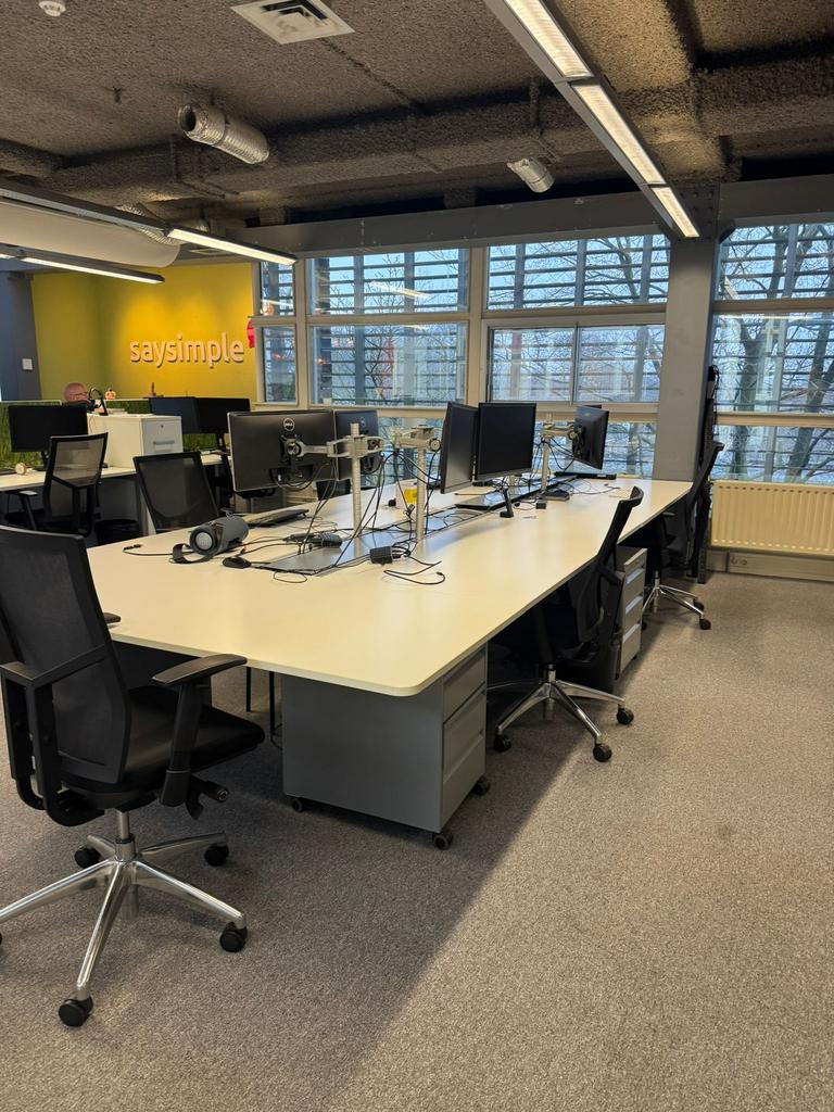 Sedus Bench 6 personen, Werkplek, Ophalen of Verzenden, Gebruikt, Bureau