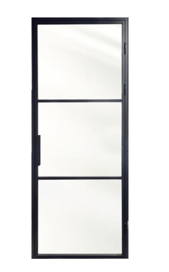 Aluminium deur/kozijn combi Pertura afm 88x231,5cm rechtsdra, Ophalen, 80 tot 100 cm, 215 cm of meer, Binnendeur