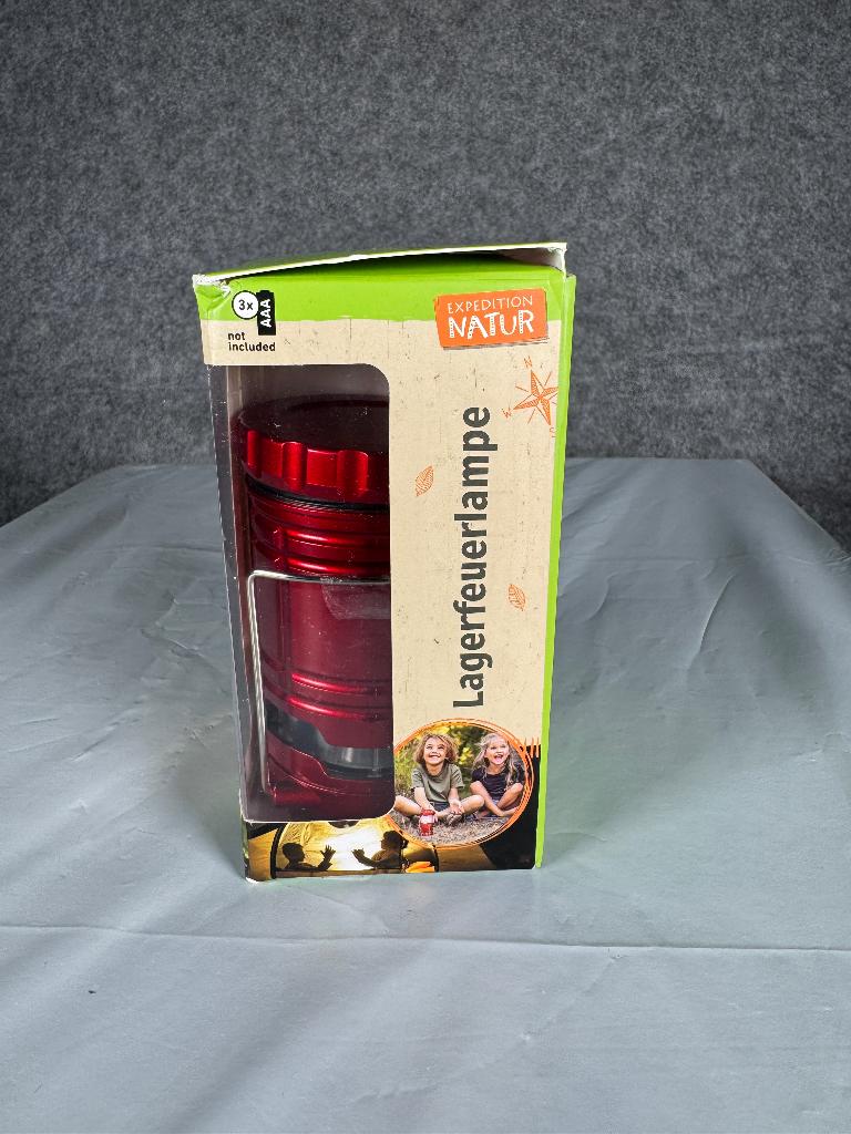 Expedition Natur “Lagerfeuerlampe” Campfire Lamp – Red, Huis en Inrichting, Ophalen of Verzenden, Nieuw, Kunststof, Minder dan 50 cm