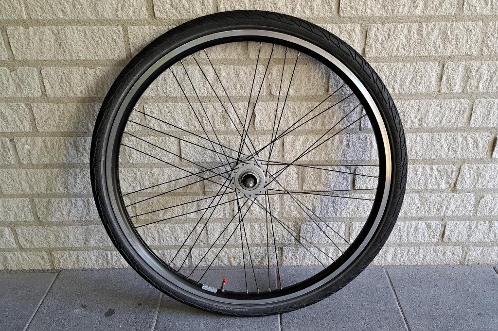 Voorwiel 28 inch met naafdynamo, Ophalen, Gebruikt, Wiel, Union
