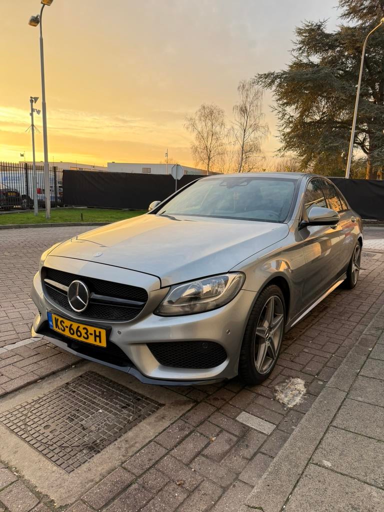Mercedes-Benz C-Klasse C180 AMG pakket 2015, Automaat, 1800 kg, 1595 cc, Particulier