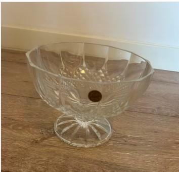 Cristal d’Arques “Longchamp” kristallen kom op voet nieuw, Antiek en Kunst, Antiek | Glas en Kristal, Ophalen