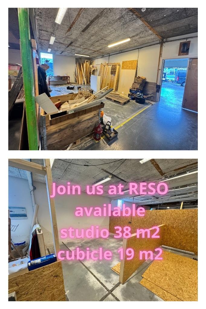 STUDIO / ATELIER at ReSO update 27 of june, Huur, Creatieve ruimte