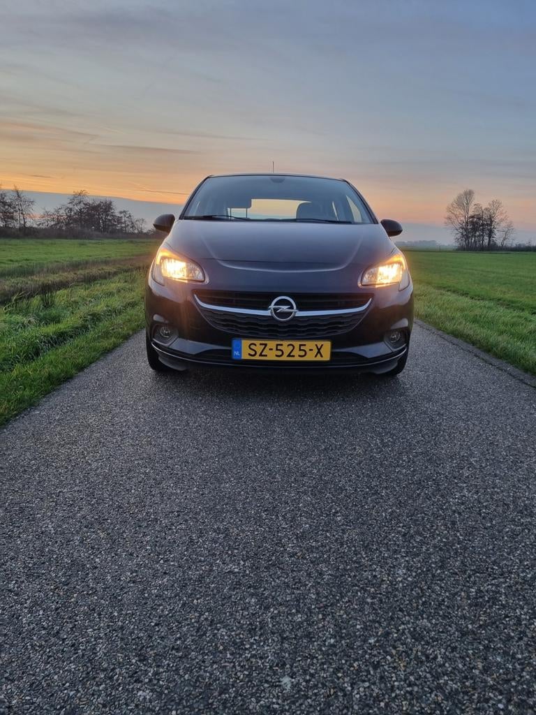 Opel Corsa e 1.4 66KW/90PK 5D 2018 Blauw, Auto's, Voorwielaandrijving, 4 cilinders, Blauw, Origineel Nederlands