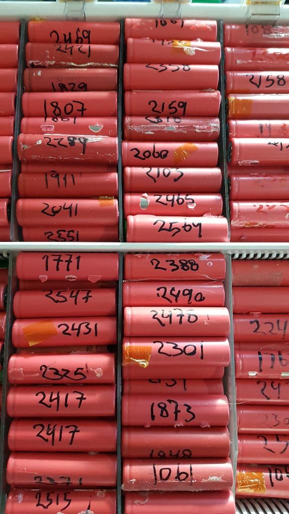 Gerecyclede 18650 Li-ion Cellen – A-merken – 100% getest, JethroMeijers, Refurbished, Ophalen of Verzenden, Oplaadbaar