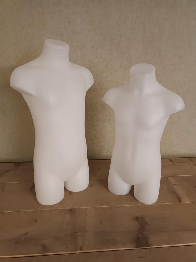 Etalage torso/pop 2x heren Z.G.A.N., Kleding | Heren, Overige Herenkleding, Ophalen, Nieuw