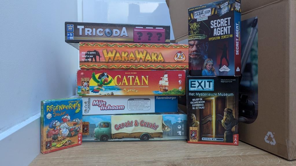 Diverse spellen collectie, Hobby en Vrije tijd, Gezelschapsspellen | Bordspellen, Gebruikt, Diverse, Ophalen of Verzenden, Vijf spelers of meer