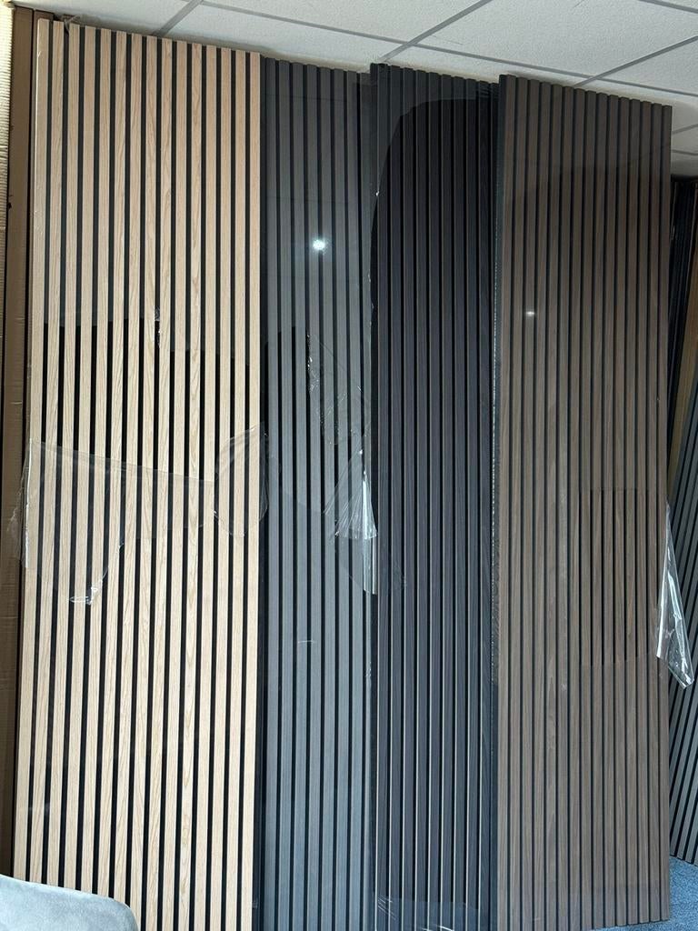 Akupanel BIG SALE lattenwand akoestische wandpanelen, Ophalen, Nieuw, Overige materialen, Minder dan 20 mm