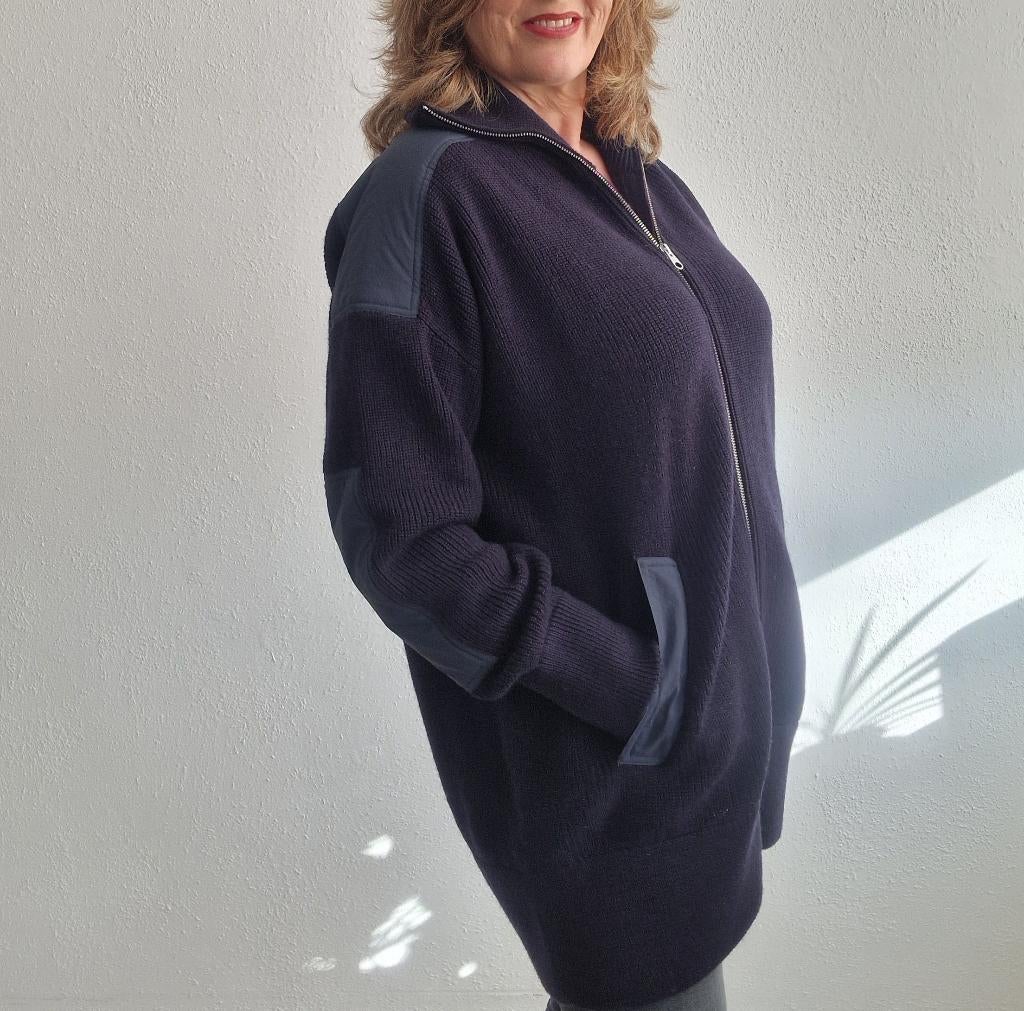Arket vest. Maat M. Donkerblauw/wol., Kleding | Dames, Truien en Vesten, Maat 38/40 (M), Blauw, Nijmegen, Verhip-vintage.nl
