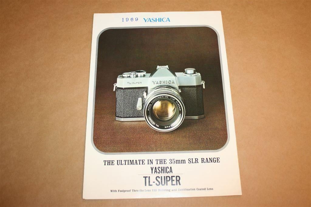 Zeldzame brochure - Yashica TL-Super - 1969 !!, Ophalen of Verzenden, 1960 tot 1980, Overige typen