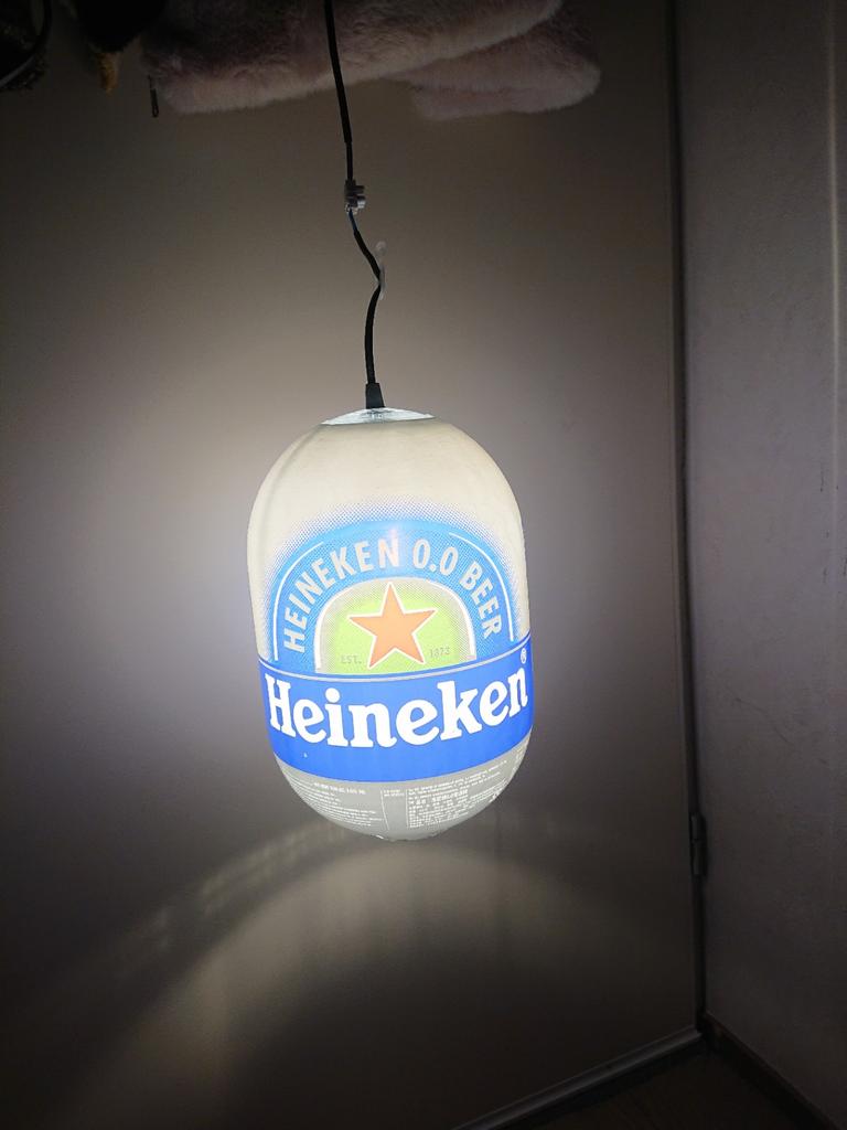 Heineken 0.0 lamp, Ophalen of Verzenden, Heineken