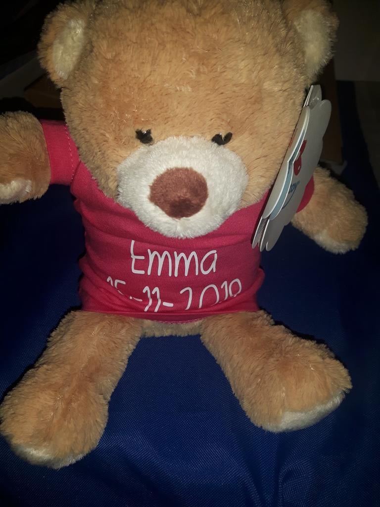 Beer met shirt  of tekst shirt   kraamcadeau, valentijn, Ophalen of Verzenden, Nieuw