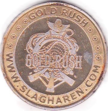 WWW SLAGHAREN  COM  GOLDRUSH  MEMODAILLE, Postzegels en Munten, Penningen en Medailles, Ophalen of Verzenden, Overige materialen