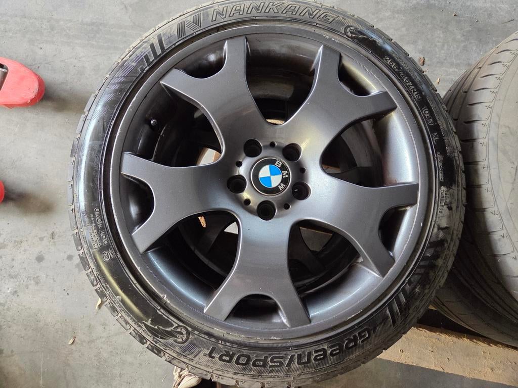 Bmw breed set 19" borbet, Gebruikt, Velg(en), Zomerbanden, Ophalen