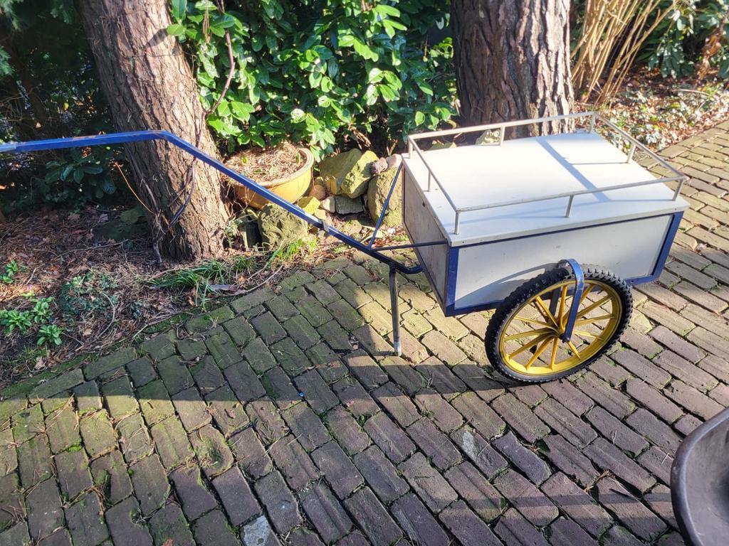 Fietskar / Viskar, Fietsen en Brommers, Gebruikt, Opvouwbaar, Bagagekar, Ophalen of Verzenden