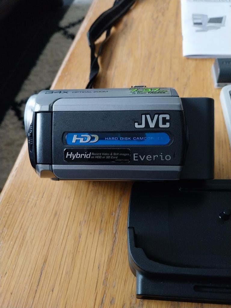JVC Everio HDD Camcorder - Goed Onderhouden, Audio, Tv en Foto, Videocamera's Digitaal, Ophalen, Harde schijf, JVC, 20x of meer