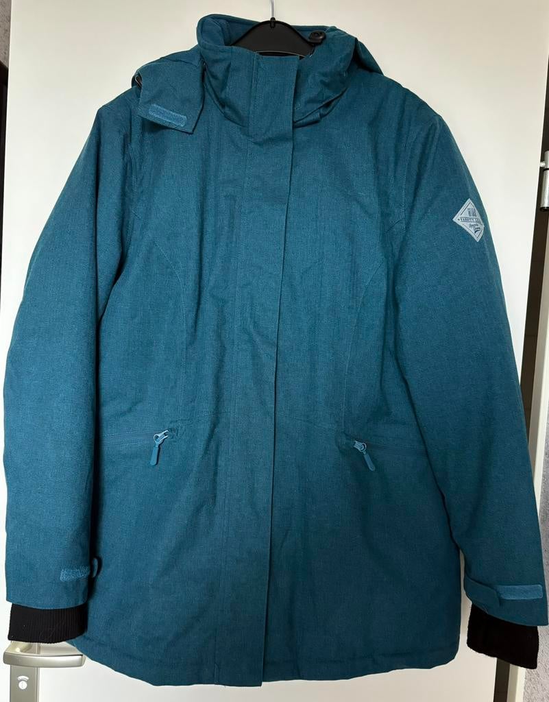 Zgan Dames softcell warme winterjas kleur petrol BPC maat 46, Kleding | Dames, Jassen | Winter, Ophalen of Verzenden, Zo goed als nieuw