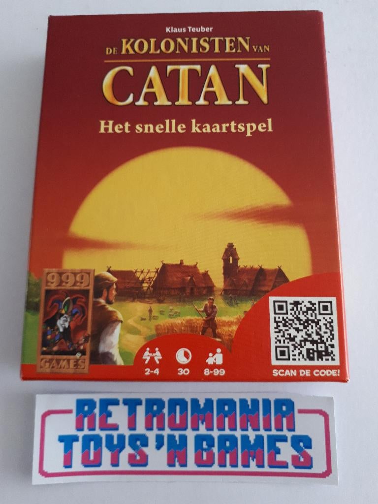 kaartspel 999 games - kolonisten van catan: snelle kaartspel, Hobby en Vrije tijd, Gezelschapsspellen | Kaartspellen, -, -, Ophalen of Verzenden